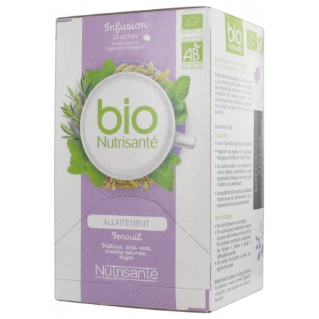  Infusion Bio Allaitement - Nutrisanté - 20 Sachets - Nutrisanté