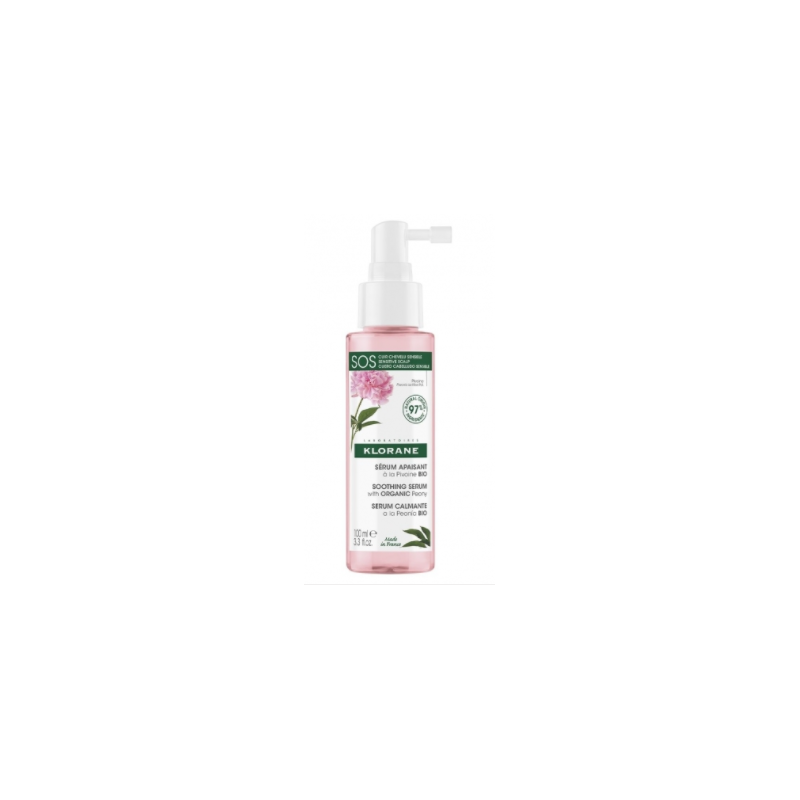 Peony SOS Serum, Soothing and Anti-Irritant Without Rinsing - Irritated and Sensitive Hair - Klorane - 65ml Klorane
