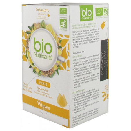 Nutrisanté Bio Energy Infusion 20 sachets