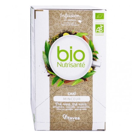 Infusion Bio Chaï Minceur Nutrisanté 20 sachets