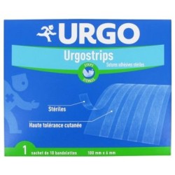 Urgostrips - Sterile adhesive sutures - Urgo - 1 sachet of 10 strips