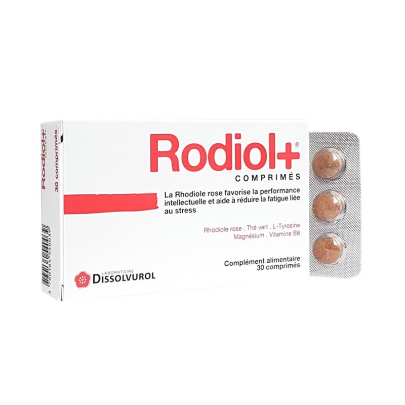  Rodiol+ Food Supplement, Vitamin B, Rhodiola, Theanine & Magnesium, 30 tablets Rodiol+