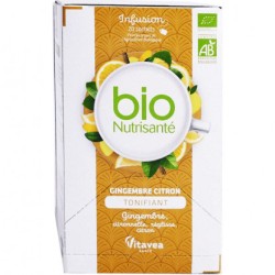 Nutrisanté Organic Ginger Lemon Infusion 20 sachets