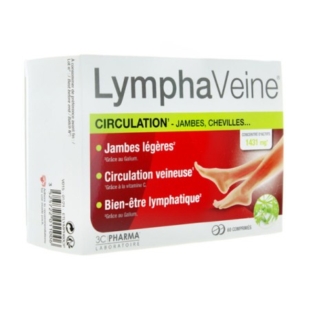  Lymphaveine - 3 Chênes, 30-Day Programme, 60 Tablets 3 Chênes