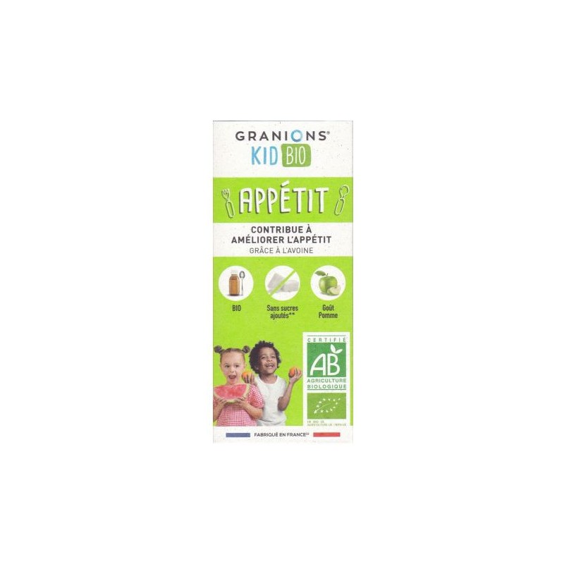 Kid Bio - Appétit - Granions - 125 ml