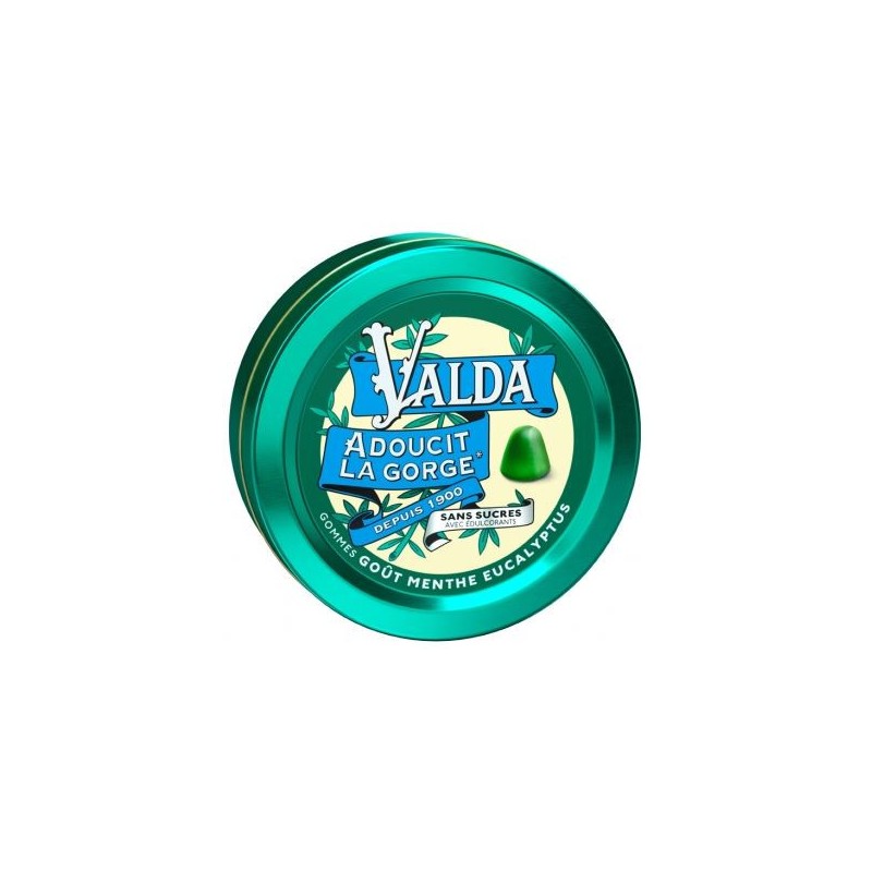 Valda - Adoucit la Gorge - Menthe Eucalyptus - 50 g
