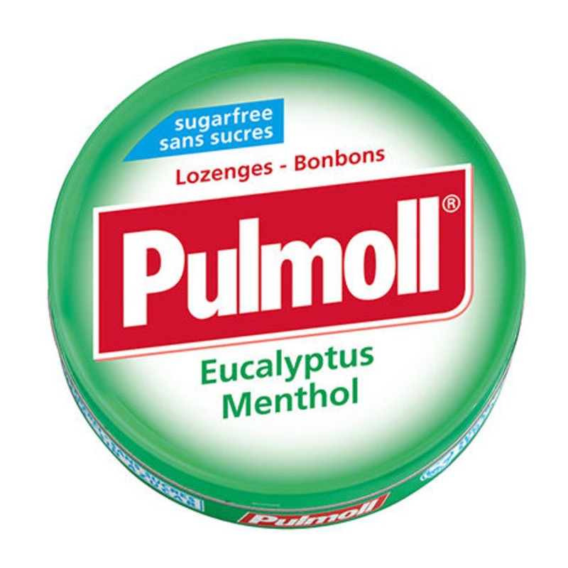 Pulmoll - Eucalyptus Menthe - Sans Sucres - 45 g