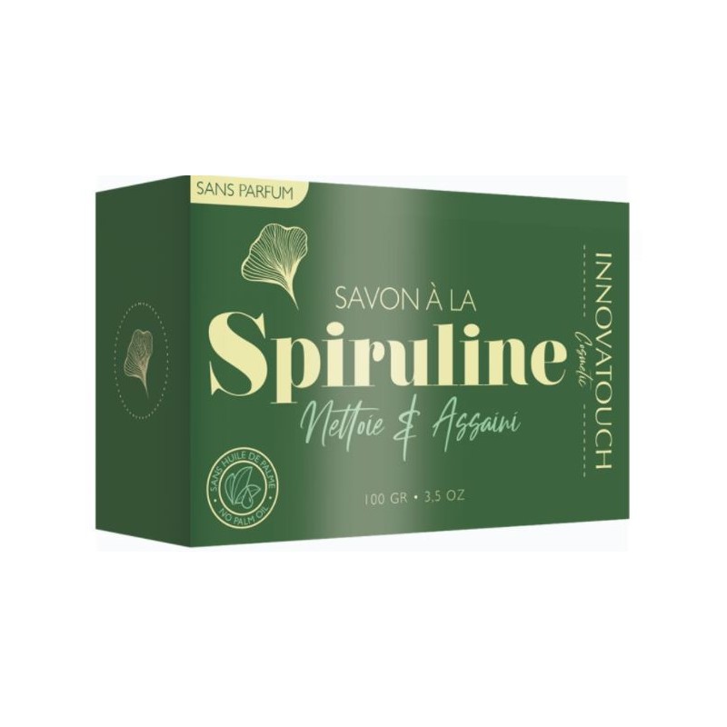 Savon à la Spiruline - Nettoie & Assainit - Innovatouch - 100g