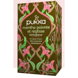 Peppermint & Licorice Herbal Tea - Organic - Pukka - 20 teabags