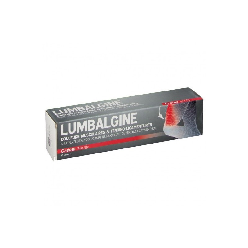 Lumbalgine Crème, Douleurs Musculaires, Tendino-Ligamentaires, Tube de 90g