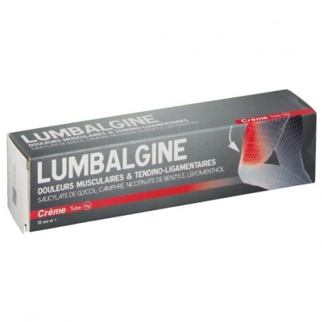 Lumbalgine Cream for Muscular, Tendon and Ligament Pain – 50g Tube Cooper