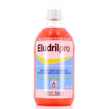 Bain de Bouche - Infections de la Bouche - EludrilPro -500 ml