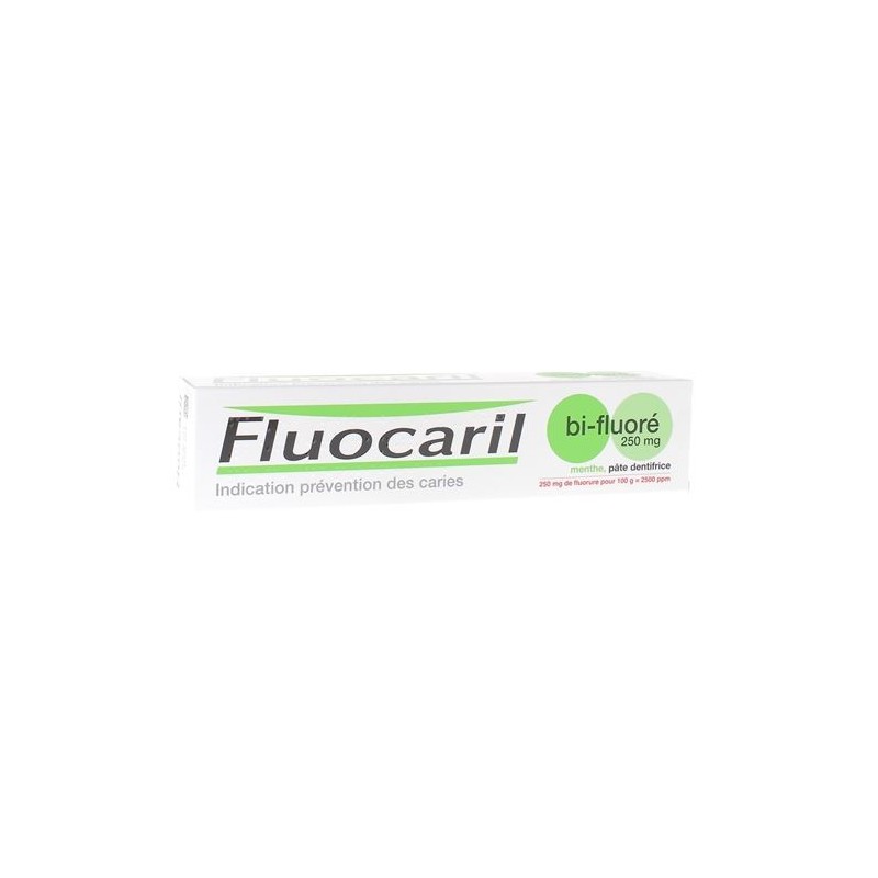 Dentifrice Bi-Fluoré 250Mg Menthe Fluocaril 125 ml