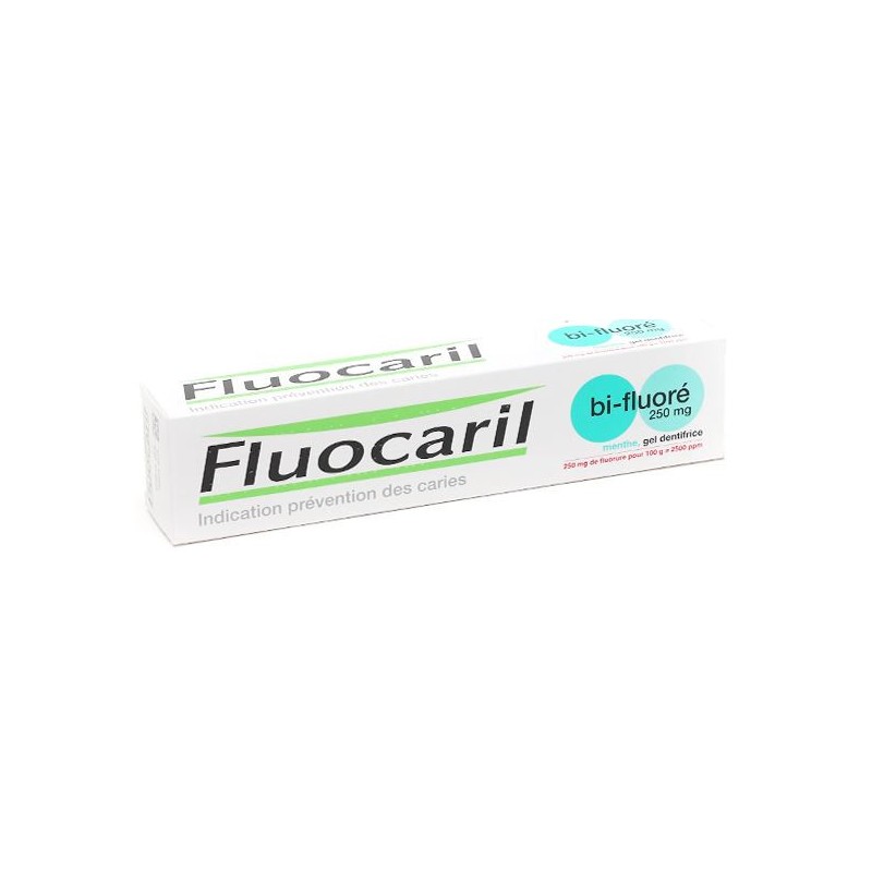 Gel Dentifrice Menthe Fluocaril Bi-Fluoré 250mg, 75 ml
