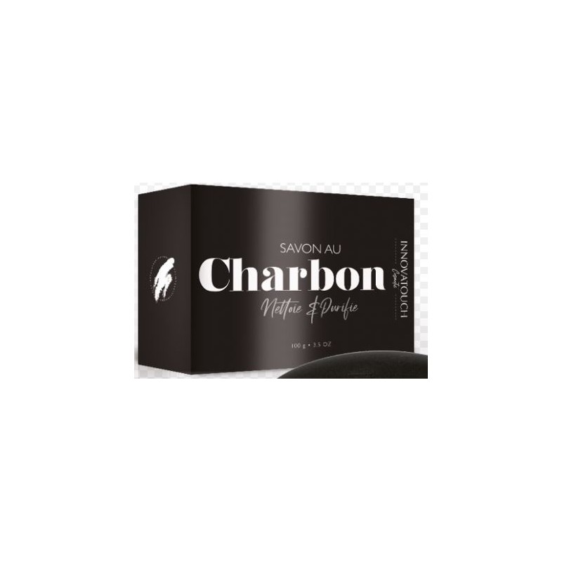 Charcoal Soap - Cleanses & Purifies - Innovatouch - 100g Innovatouch