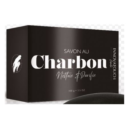 Charcoal Soap - Cleanses & Purifies - Innovatouch - 100g Innovatouch