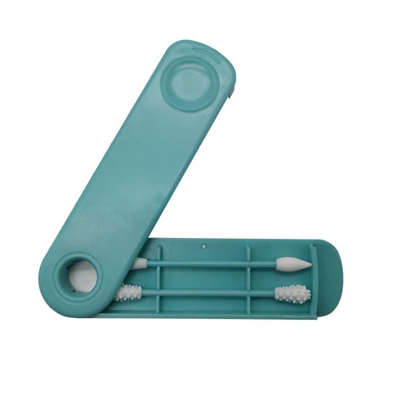 Kit Cotons-Tiges Réutilisables - Silicones - 3 embouts