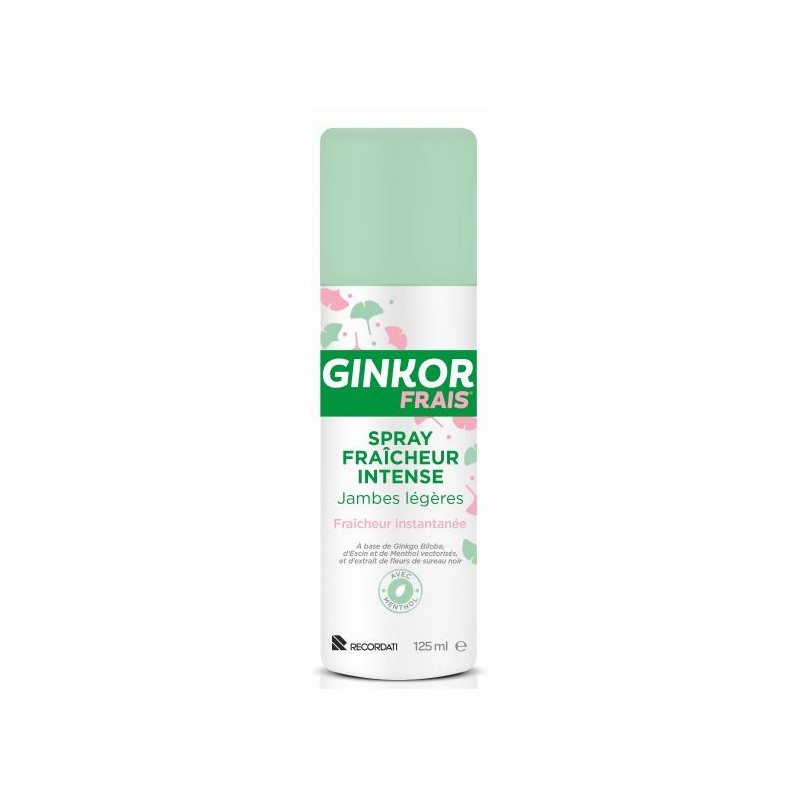 Ginkor Spray, Spray fraicheur intense pour les jambes 125 ml