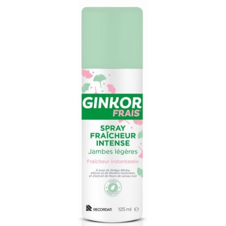 Ginkor Spray, Spray fraicheur intense pour les jambes 125 ml