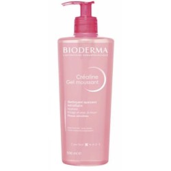 Créaline Gel Moussant - Nettoyant, Apaisant - Bioderma - 500ml