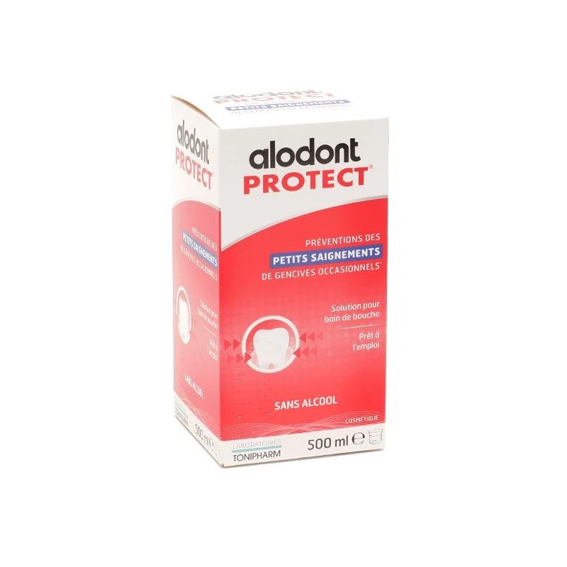 Bain de Bouche - Petits Saignements - Alodont Protect - Sans Alcool - 500ml