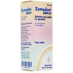  Zymaduo 300UI, Sodium fluoride, Vitamin D3, 12ml, Babies 6-18 months Zymaduo