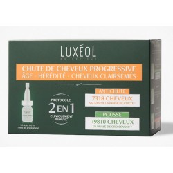 Chute de cheveux progressive 2 en 1 - Luxéol - 1mois
