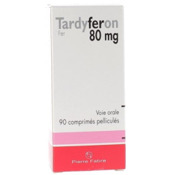 Tardyferon 80mg, Iron, 90 Coated Tablets
