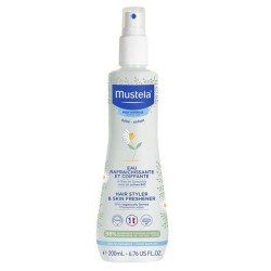 Refreshing and Styling Water - Body and Hair - Normal Skin - Mustela - 200 ml