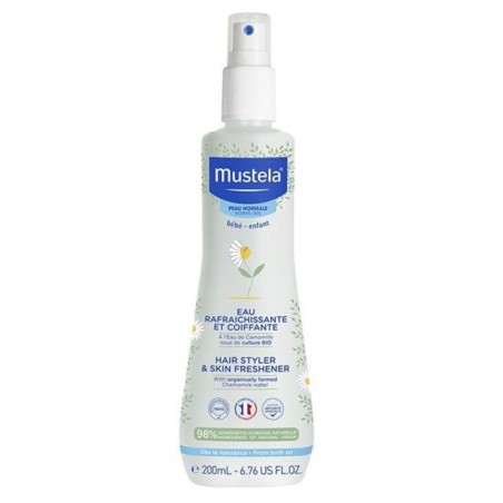 Refreshing and Styling Water - Body and Hair - Normal Skin - Mustela - 200 ml
