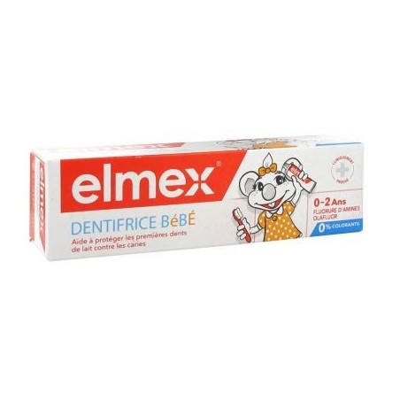 Toothpaste - Protection against cavities - Baby 0-2 years - Elmex - 50 ml