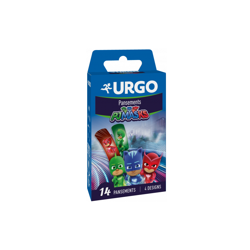 Urgo Pansements Pjmasks - 4 Designs - Boite De 14