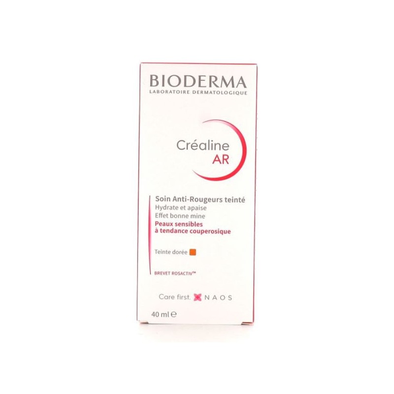 Crealine AR - Golden Tinted Anti-Redness Care - Bioderma - 40 ml Bioderma