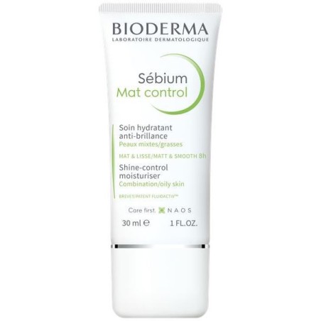 Moisturising Mattifying Fluid Bioderma Sebium Mat, 30 ml Bioderma