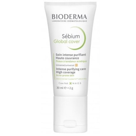 Sébium Global Cover - Intense purifying care natural shade - Bioderma 30 ml Bioderma