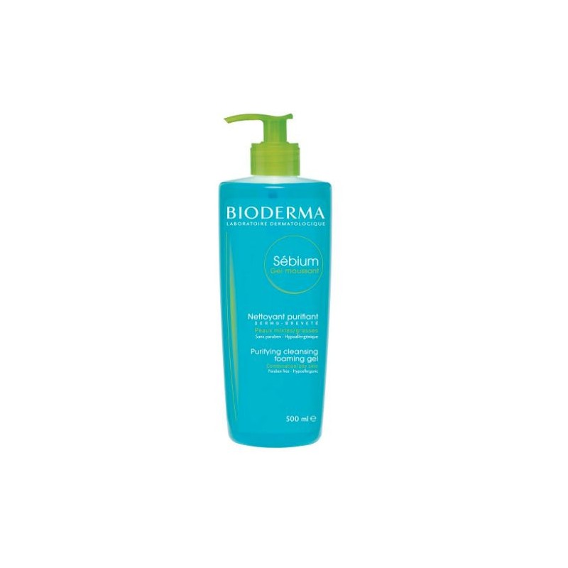 Sébium Gel Moussant - Nettoyant Purifiant - Bioderma - 500 ml