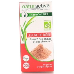 Levure de Bière - Cheveux & Ongles  - Naturactive - 60 Gélules