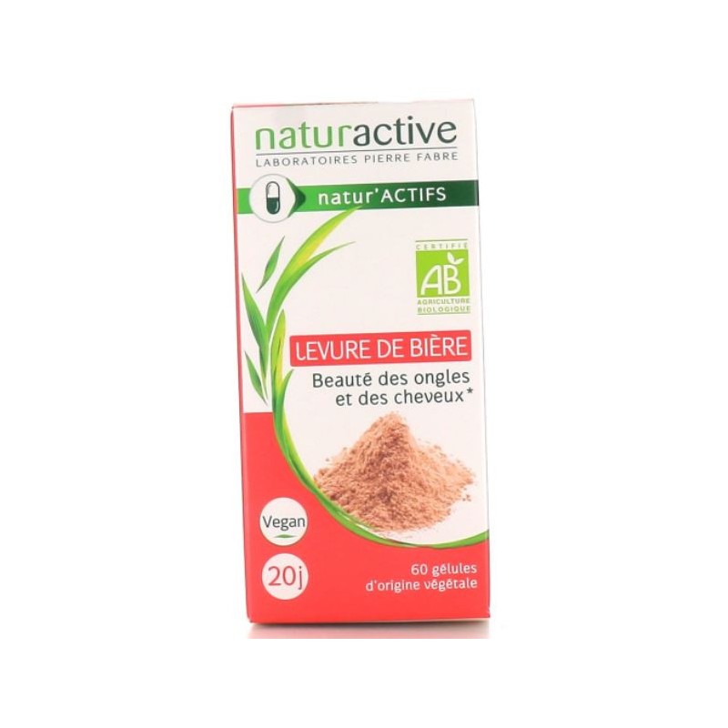 Levure de Bière - Cheveux & Ongles  - Naturactive - 60 Gélules
