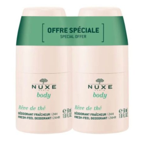 24h Freshness Deodorant - Dream of Tea - Nuxe Body - 2x50 ml