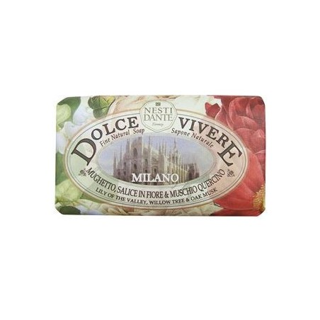Milano soap - lily of the valley, flowering willow and oak moss - Dolce Vivere - Nesti Dante -250g