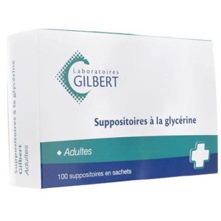 Glycerin Suppository - Constipation - Box of 100 Gilbert