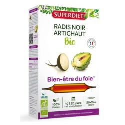 SuperDiet Black Radish - Artichoke organic - 20 x 10ml phials