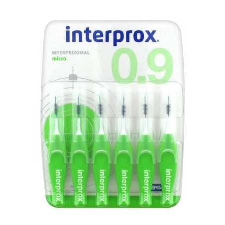 Interdental Brushes - 0.9 mm - Interprox Micro - 6 Brushes