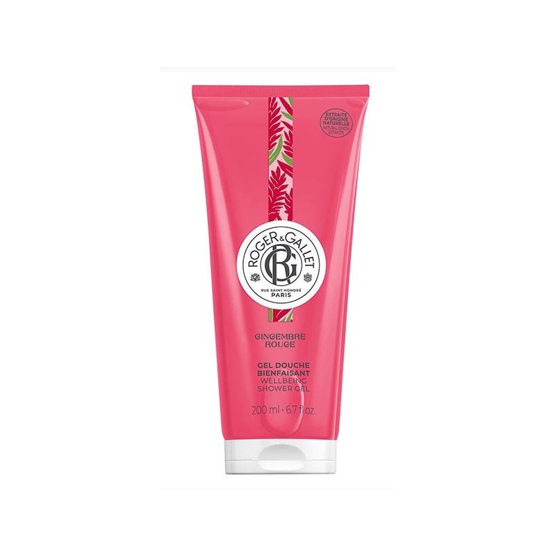 Roger & Gallet – Ginger red Fresh -  Shower Gel – 200ml Tube Roger & Gallet
