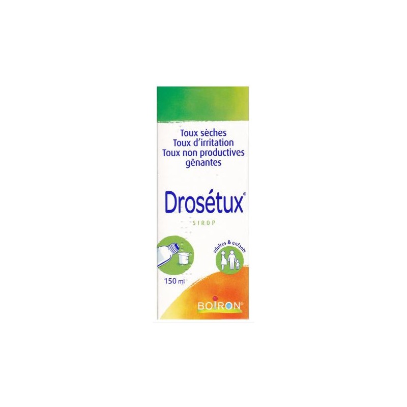Drosétux - Sirop Toux Sèche Sans Alcool - Boiron - 150 ml