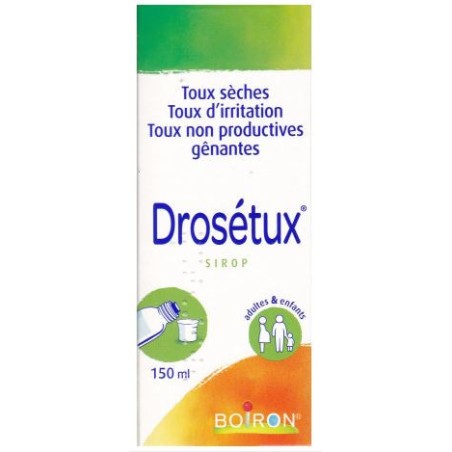 Drosétux - Sirop Toux Sèche Sans Alcool - Boiron - 150 ml