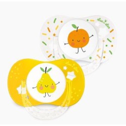 Silicone Anatomic Pacifiers - Luc & Léa - 0-6 Months