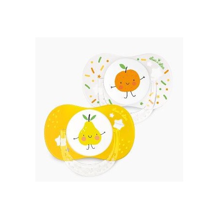 Silicone Anatomic Pacifiers - Luc & Léa - 0-6 Months