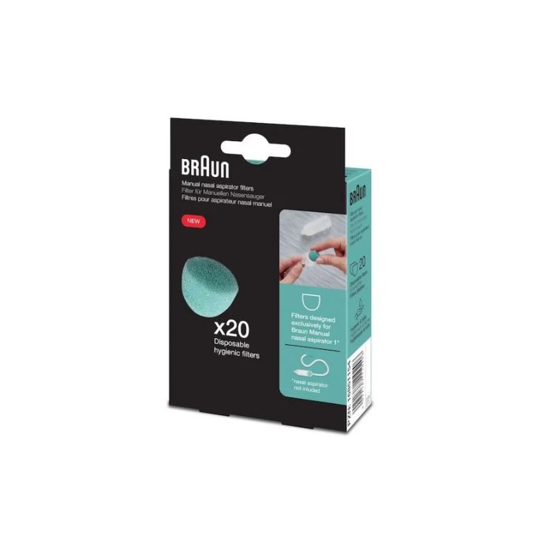 Braun 20 Filtres pour aspirateur manuel