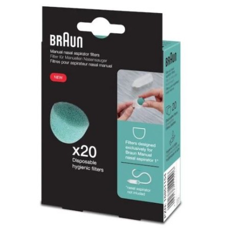 Braun 20 Filtres pour aspirateur manuel
